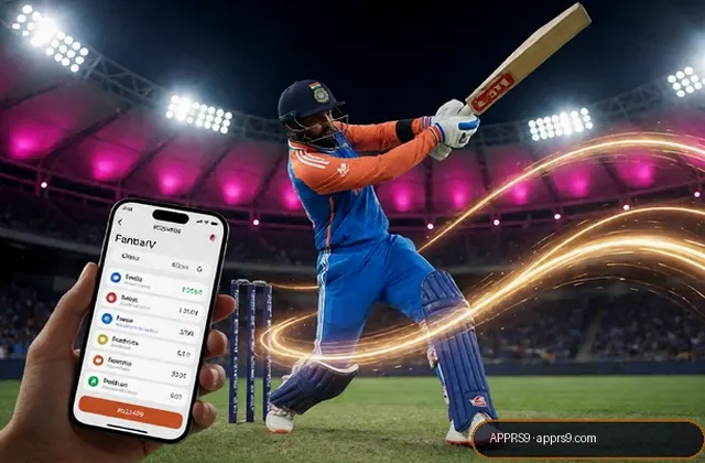 Apprs9 (come com app download) fantasy cricket & matchday visual 1